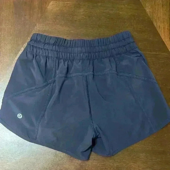 Lululemon navy track lined short - Picture 3 of 7